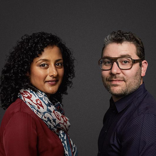 Matt Rogers and Swati Mylavarapu Headshot