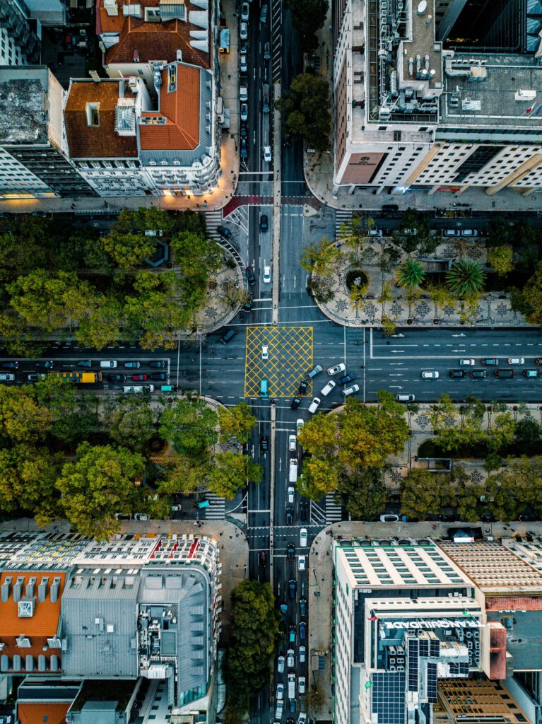 City from Birds eye view