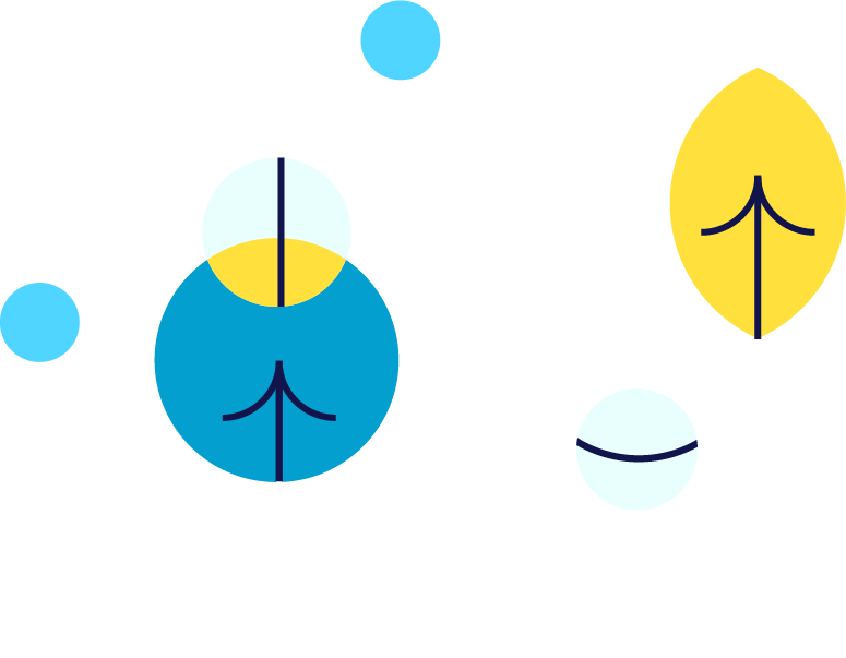 shared responsibility illustration wavy lines with arrows