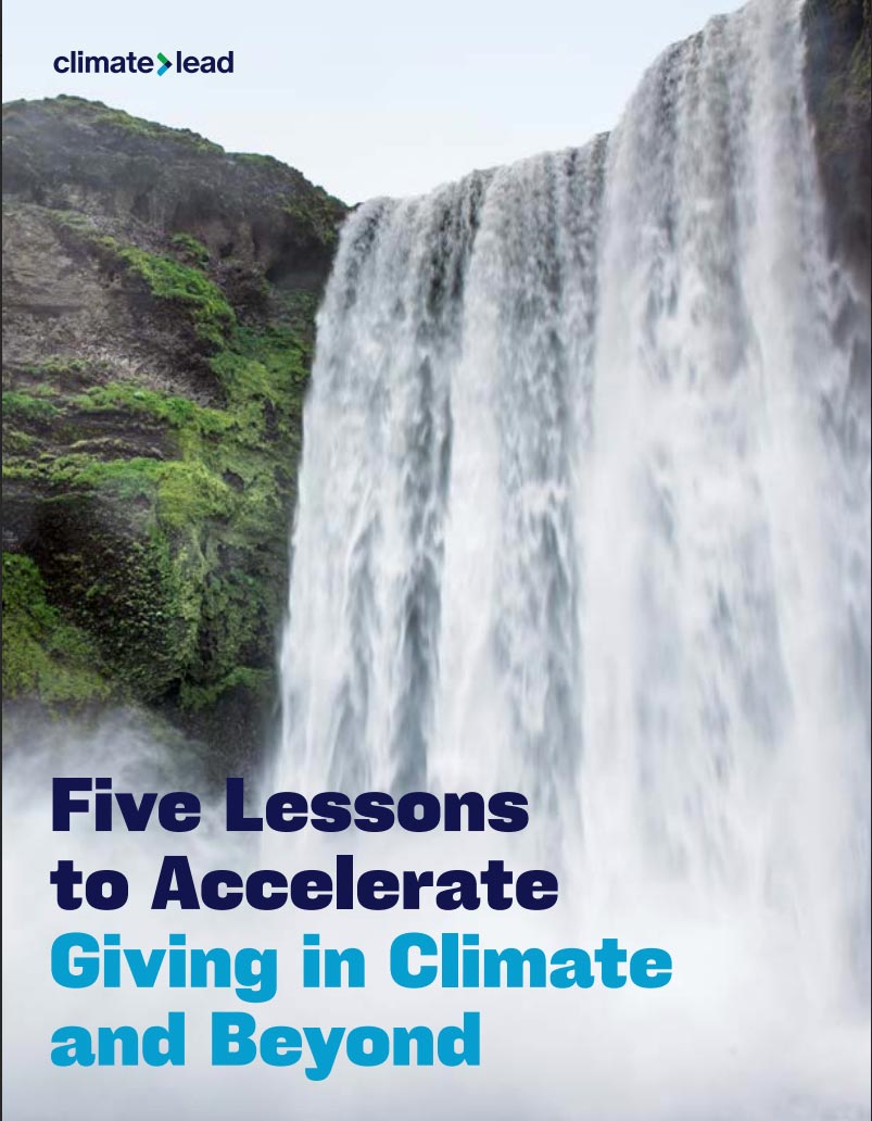 Five Lessons to Accelerate Giving Report Cover